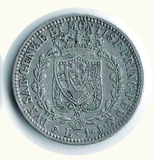 reverse: CARLO FELICE - Lira 1825 Ge.