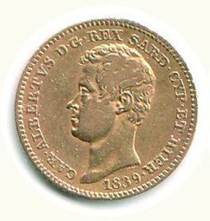 obverse: SAVOIA - Carlo Alberto 10 lire 1839