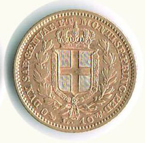 reverse: CARLO ALBERTO - 10 Lire 1844 Ge.