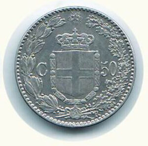 reverse: SAVOIA - Umberto I - 50 Cent. 1889