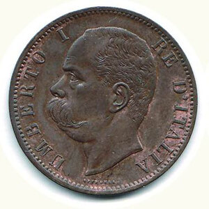 obverse: UMBERTO I - 10 Cent. 1894 Bi.