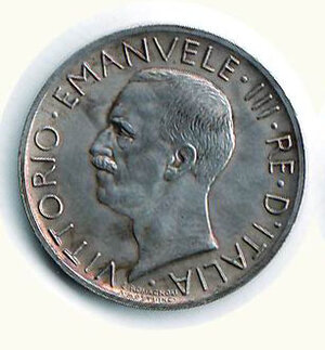 obverse: VITTORIO EMANUELE III - 5 Lire 1928 - 1 rosetta.