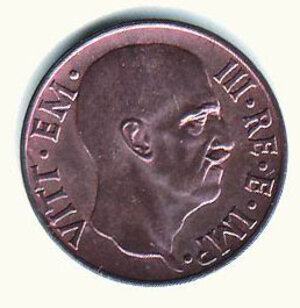 obverse: VITTORIO EMANUELE III - 5 Cent. 1938.