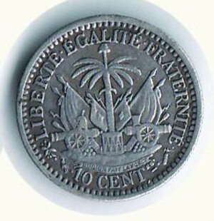 reverse: HAITI - Repubblica - 10 Cent. 1882.