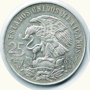 obverse: MESSICO - 25 Pesos 1968 - Giochi olimpici.