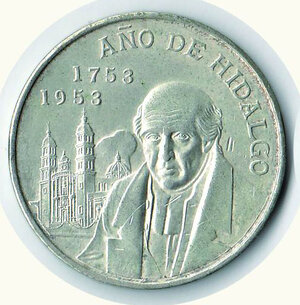 obverse: MESSICO - 10 Pesos 1953 - Anno dell’Hidalgo.
