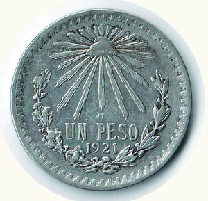 reverse: MESSICO - Peso 1921.