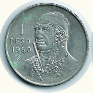 obverse: MESSICO - 1 Peso 1950.