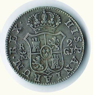 reverse: SPAGNA - Ferdinando VII (1805-1833) - 2 Reales.