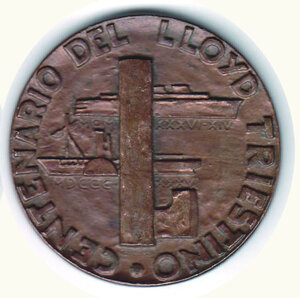 reverse: LLOYD TRIESTINO - Centenario della fondazione