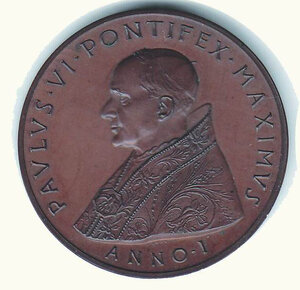 obverse: VATICANO - Paolo VI - Annuale Anno I.