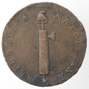 obverse: Napoli. Repubblica Napoletana. 1799. 6 Tornesi Z. N. Ae. 