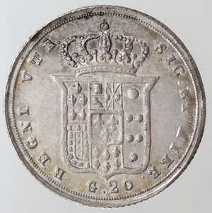 reverse: Napoli. Ferdinando II. 1830-1859. Tarì 1841. Ag. 