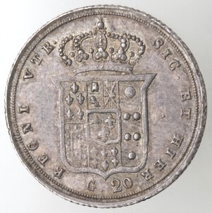 reverse: Napoli. Ferdinando II. 1830-1859. Tarì 1842. Ag. 