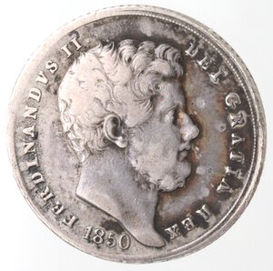 obverse: Napoli. Ferdinando II. 1830-1859. Tarì 1850. Ag. 