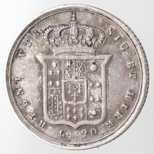reverse: Napoli. Ferdinando II. 1830-1859. Tarì 1850. Ag. 