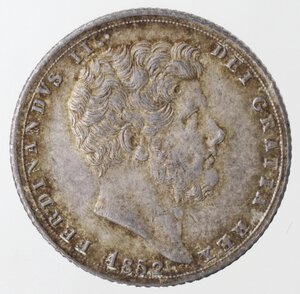 obverse: Napoli. Ferdinando II. 1830-1859. Tari  1852. Ag. 