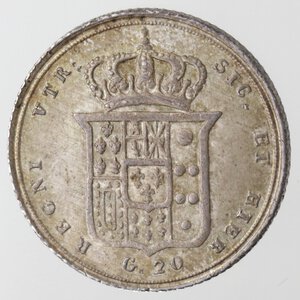 reverse: Napoli. Ferdinando II. 1830-1859. Tari  1852. Ag. 