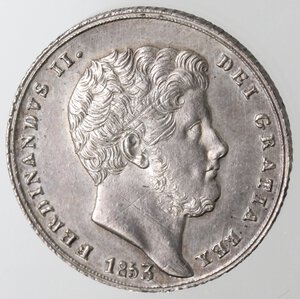 obverse: Napoli. Ferdinando II. 1830-1859. Tari  1853. Ag.
