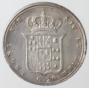 reverse: Napoli. Ferdinando II. 1830-1859. Tari  1853. Ag.