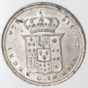 reverse: Napoli. Ferdinando II. 1830-1859. Tari  1859. Ag.