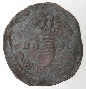 reverse: Napoli. Filippo II. 1556-1598. Tornese 1592. Ae. 
