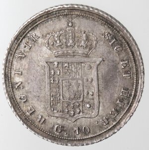 reverse: Napoli. Ferdinando II. 1830-1859. Carlino 1848. Ag. 