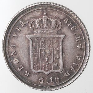 reverse: Napoli. Ferdinando II. 1830-1859. Carlino 1851. Ag. 