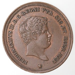 obverse: Napoli. Ferdinando II. 1830-1859. 3  Tornesi 1833. Ae. 