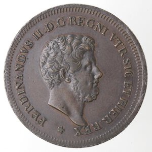 obverse: Napoli. Ferdinando II. 1830-1859. 3 Tornesi 1849. Ae. 