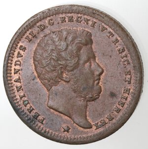 obverse: Napoli. Ferdinando II. 1830-1859. 2 Tornesi 1842. Ae. 