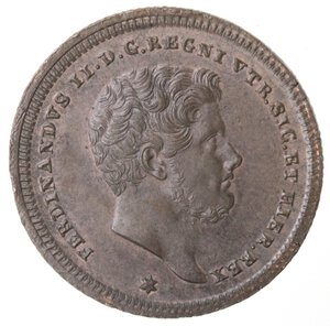 obverse: Napoli. Ferdinando II. 1830-1859. 2 Tornesi 1849. Ae. 