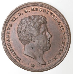 obverse: Napoli. Ferdinando II. 1830-1859. 2 Tornesi 1855. Ae. 