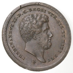 obverse: Napoli. Ferdinando II. 1830-1859. 2 Tornesi 1857. Ae. 