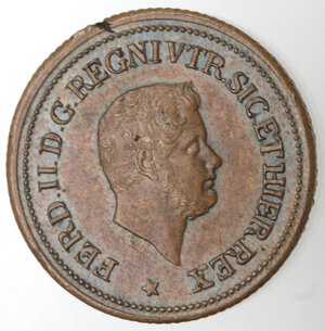 obverse: Napoli. Ferdinando II. 1830-1859. 1,5 Tornesi 1854. Ae. 
