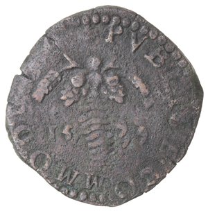 reverse: Napoli. Filippo III. 1598-1621. Tornese 1599. Ae. 