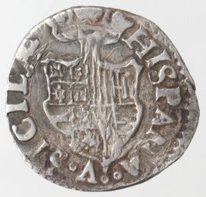 reverse: Napoli. Filippo IV. 1621-1665. Carlino 1634. Ag. 