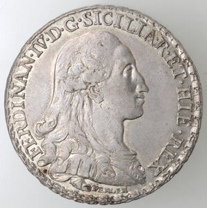 obverse: Napoli. Ferdinando IV. 1759-1798. Ducato 1785. Ag. 