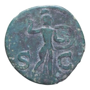 reverse: IMPERO ROMANO CLAUDIO (41-54 D.C.) ASSE 10,30 GR. qBB