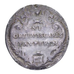 reverse: ROMA CLEMENTE XI (1700-1721) TESTONE A. X AG. 8,35 GR. MB+ (MONTATURA RIMOSSA)