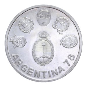 obverse: ARGENTINA 2000 PESOS 1978 AG. 14,96 GR. FDC