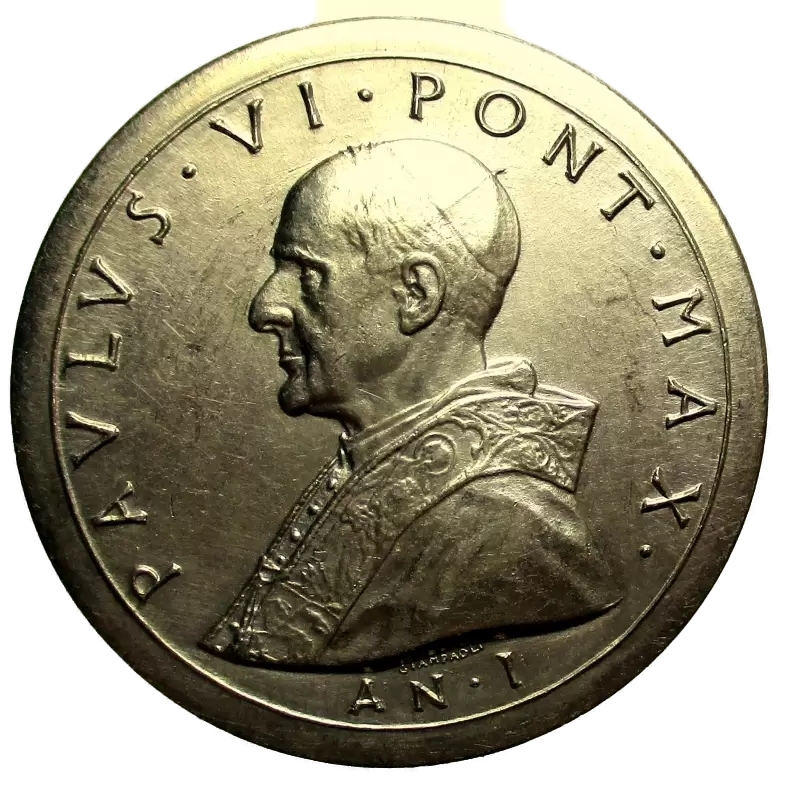 obverse: Vaticano. Paolo VI. 1963-1978.