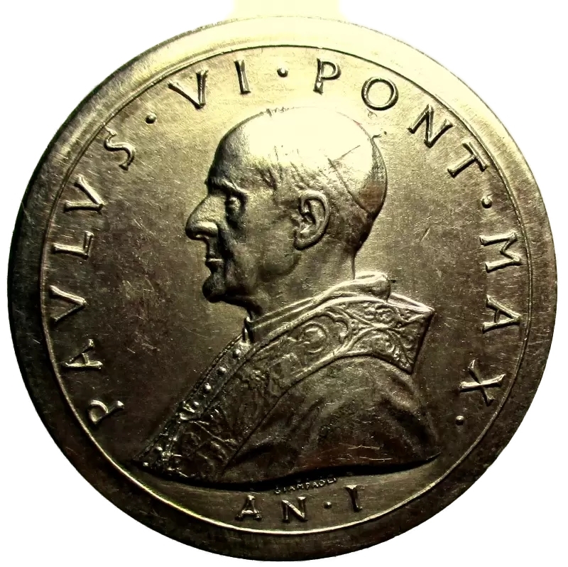 obverse: Vaticano. Paolo VI. 1963-1978.