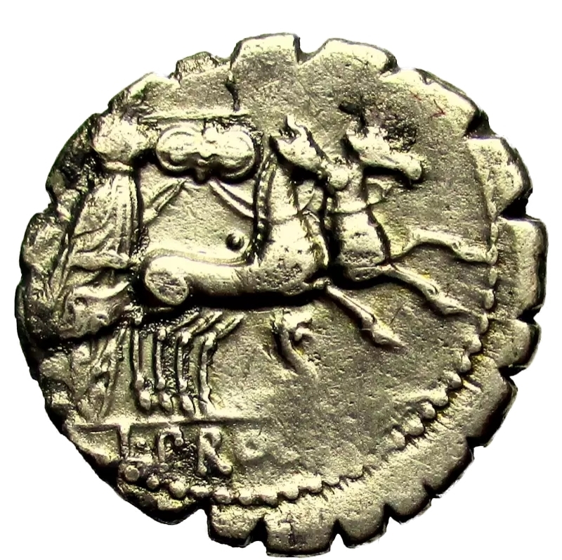 reverse: Repubblica Romana. Gens Procilia. Lucius Procilius. 80 a.C. 