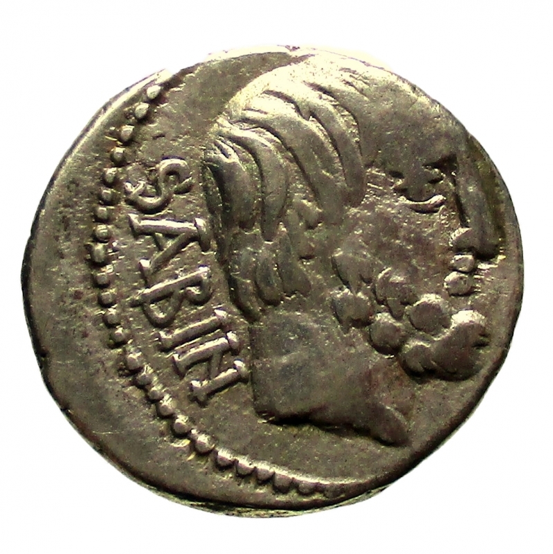 obverse: Repubblica Romana. L. Titurius L.f. Sabinus. 89 B.C.