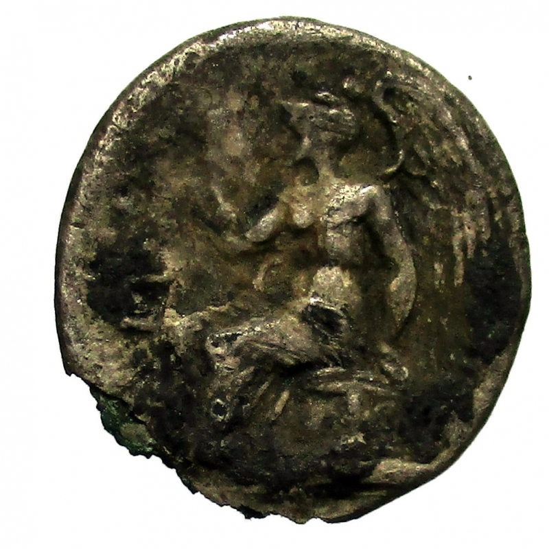 reverse: Mondo Greco. Bruttium Terina 420-400 a.C.  Triobolo 