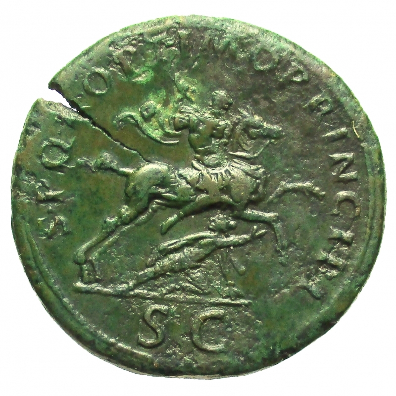 reverse: Impero Romano. Traiano 98-117 d.C.