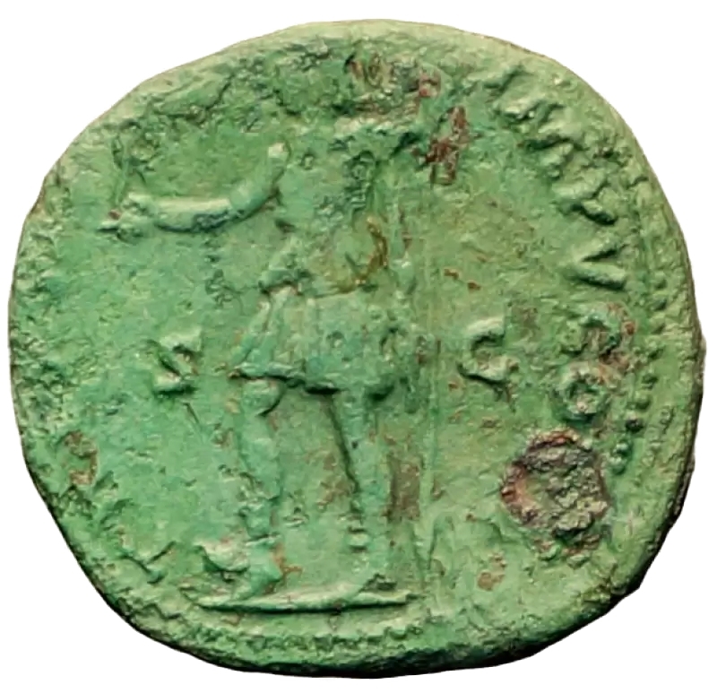 reverse: Impero Romano. Marco Aurelio. 161-180 d.C. Dupondio 