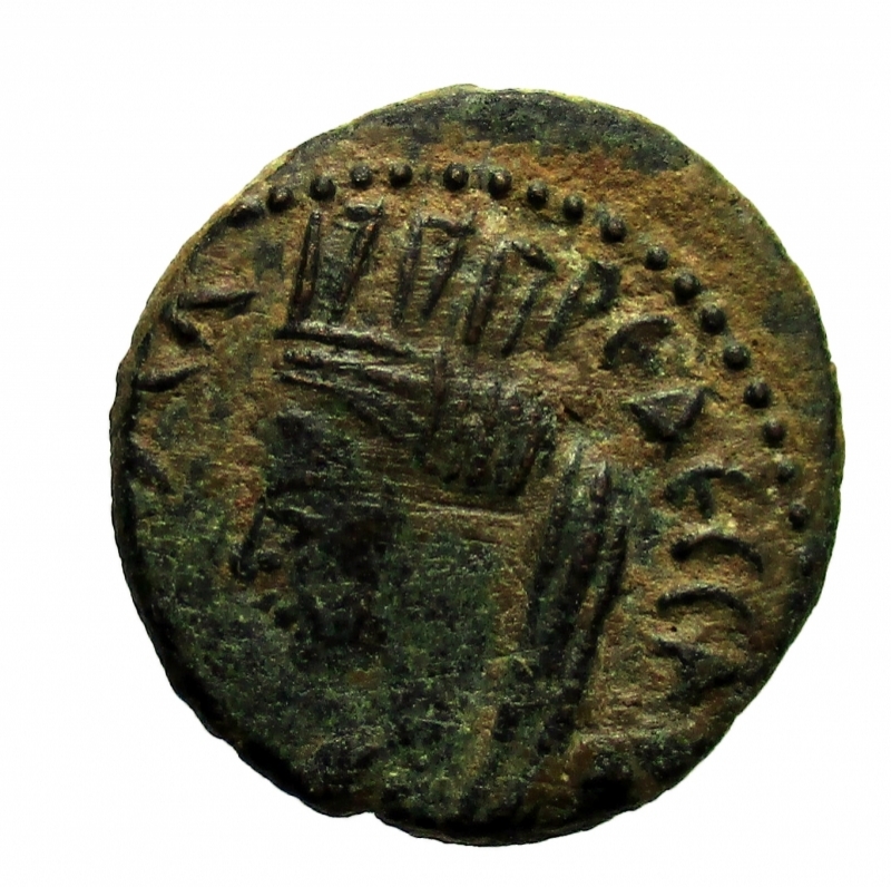 reverse: Impero Romano. Eliogabalo. Edessa in Mesopotamia.
