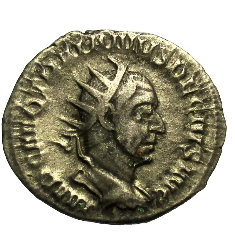 obverse: Impero Romano. Traiano Decio. 249-251 d.C. Antoniniano.